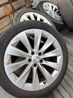 Tesla Model X 20 inch velgen met banden, Ophalen, Gebruikt, 255 mm, Banden en Velgen