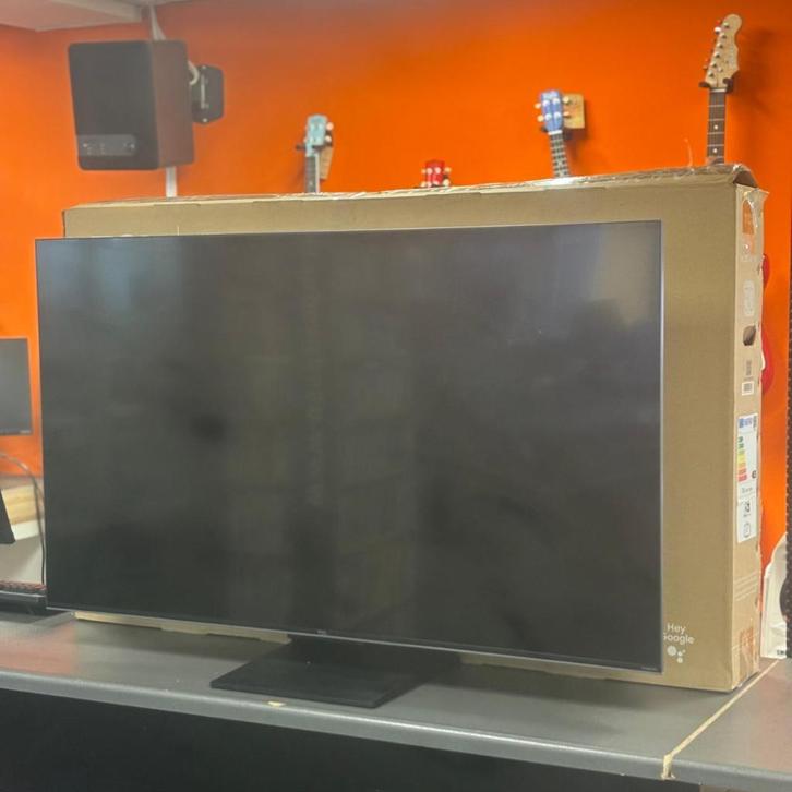 TCL 50C805 4K QLED Google TV | Nette staat, Audio, Tv en Foto, Televisies, Zo goed als nieuw