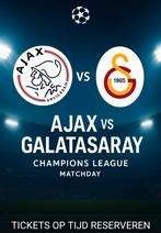 Ajax-Galatasaray

05-11-2025/ 21.00 Uitvak-kaarten & Vip, Tickets en Kaartjes, Drie personen of meer