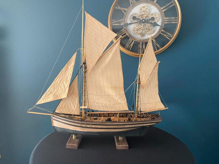 Brixham Trawler Model – Klassiek Zeilschip, Hobby en Vrije tijd, Modelbouw | Boten en Schepen, Nieuw, Ophalen of Verzenden