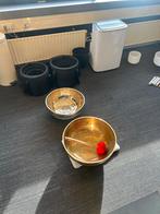 Grote Klankschalen (46 & 50 cm) om in te staan, Ophalen of Verzenden, Gebruikt