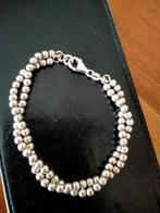 Zilver armbandje balletjes 19,5 cm, Ophalen of Verzenden, Gebruikt, Zilver, Zilver