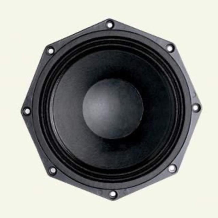 B&C 8" speaker 16 Ohm 400W. 2 stuks, Audio, Tv en Foto, Luidsprekers, Gebruikt, Front, Rear of Stereo speakers, 120 watt of meer