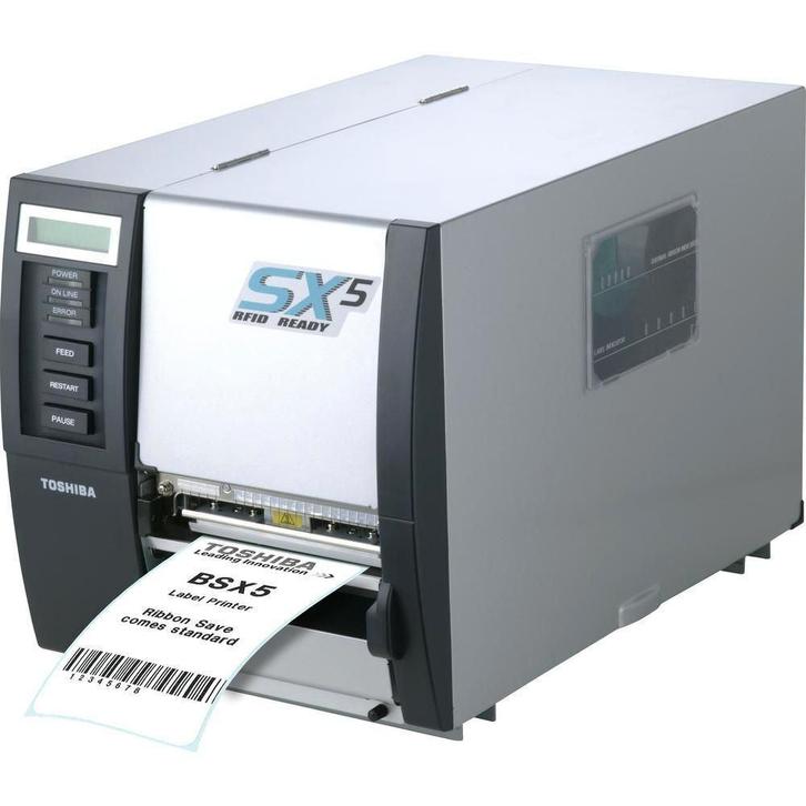 Toshiba B-SX5. 305dpi 5 Inch industriële labelprinter., Computers en Software, Labelprinters, Gebruikt, Etiket, Ophalen of Verzenden
