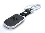 Kia Sleutelhanger | Leer, Metaal | Karabijnsluiting | Kia, Ophalen of Verzenden, Nieuw