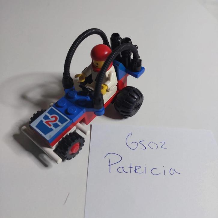 vintage lego 6502 turbo racer, Kinderen en Baby's, Speelgoed | Duplo en Lego, Gebruikt, Lego, Complete set, Ophalen of Verzenden