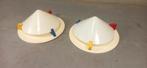 2 Vintage IKEA Memphis Milano plafondlampen wandlampen, set, Huis en Inrichting, Lampen | Plafondlampen, Tweedehands, Tweedehands