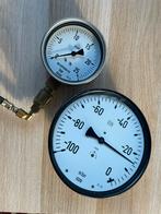 Wika druk en vacuum meter, Doe-het-zelf en Verbouw, Meetapparatuur, Ophalen of Verzenden, Gebruikt, Druk