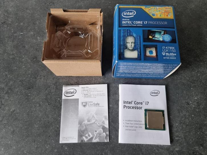 Processor/CPU i7-4790k LGA1150 4.0 ghz, Computers en Software, Processors, Gebruikt, 4-core, 3 tot 4 Ghz, Ophalen of Verzenden
