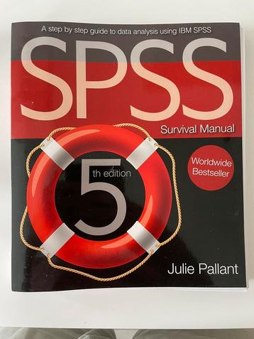 SPSS survival manual, Julie Pallant beschikbaar voor biedingen