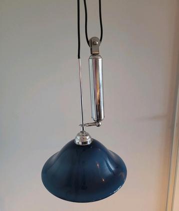 Vintage katrol designlamp ! 