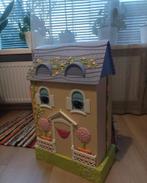 Leuk poppenhuis met poppen en accessoires in topstaat!, Ophalen of Verzenden, Zo goed als nieuw, Poppenhuis