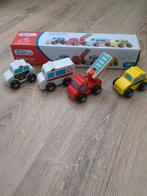 Houten auto's New Classic toys vehicles set voertuigen, Ophalen of Verzenden, Zo goed als nieuw