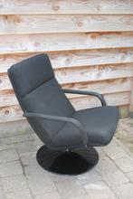 Artifort Fauteuil zwart Geoffrey Harcourt, Gebruikt, 75 tot 100 cm, Metaal, Nvt