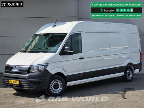 MAN TGE 3.140 L4H3 Trekhaak Airco Cruise Camera Parkeersenso, Auto's, Bestelauto's, Bedrijf, Te koop, Achteruitrijcamera, Airconditioning