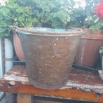 Vintage Koperen Emmer met Rustieke Uitstraling, Ophalen of Verzenden, Koper