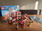 Lego city Brandweer Kazerne compleet, Ophalen of Verzenden, Zo goed als nieuw