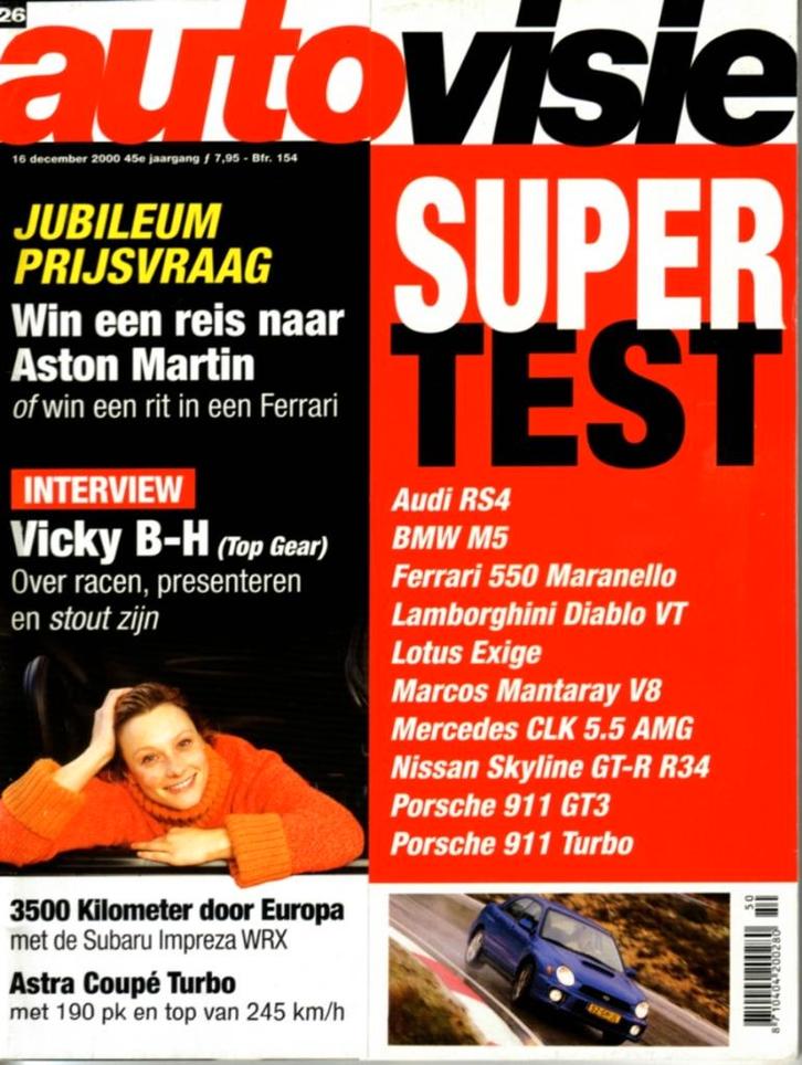 Autovisie Supertest 2000, Boeken, Auto's | Folders en Tijdschriften, Gelezen, Algemeen, Ophalen of Verzenden