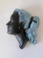 vintage keramiek Cortendorf wandhoofd van een vrouw 25x21 cm, Ophalen of Verzenden