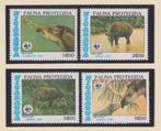 WWF set postzegels van de Midden-Amerikaanse Tapir, Verzenden, Postfris, Dier of Natuur
