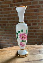 Antiek glazen bloemenvaas, Antiek en Kunst, Ophalen of Verzenden