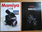 Mamiya 645E en 645AF-D Brochures, Ophalen of Verzenden, Zo goed als nieuw