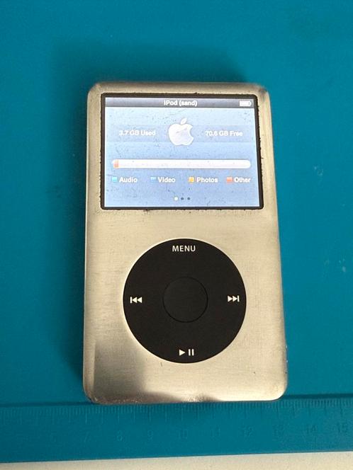 Ipod 6 gen - 80gb - nieuwe accu, gepolijst aluminium, Audio, Tv en Foto, Mp3-spelers | Apple iPod, Zo goed als nieuw, Classic