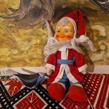 Antiek/Vintage Kerst Kabouter uit Zweden 28cm  beschikbaar voor biedingen