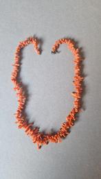 Koraal ketting, Verzenden, Gebruikt, Rood, Steen of Mineraal