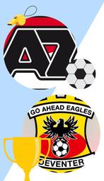 2 Tickets AZ - Go Ahead Eagles, Tickets en Kaartjes, Sport | Voetbal, Twee personen