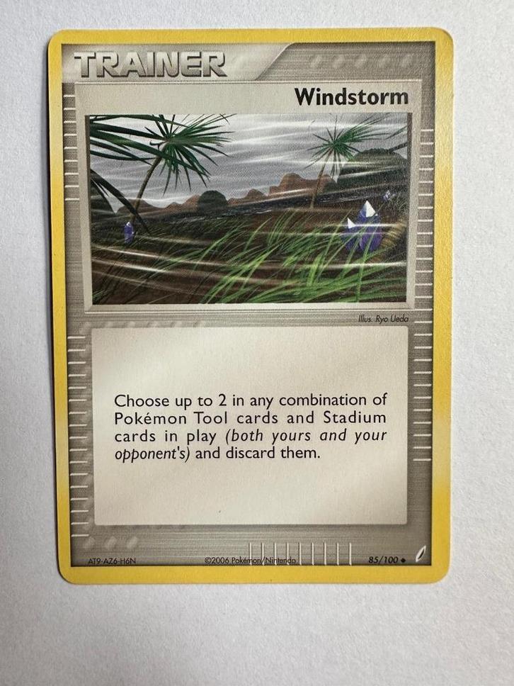 Windstorm – 85/100 – Crystal Guardians, Hobby en Vrije tijd, Verzamelkaartspellen | Pokémon, Zo goed als nieuw, Losse kaart, Ophalen of Verzenden