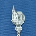 verzilverd lepeltje Marken (NW Zilver), bewerkt bakje, molen, Antiek en Kunst, Antiek | Bestek, Ophalen of Verzenden