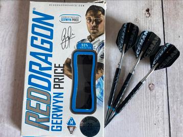 Red Dragon Gerwyn Price black darts 22 gr beschikbaar voor biedingen