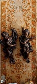 2 prachtige oude engelen, Antiek en Kunst, Antiek | Religie, Ophalen of Verzenden