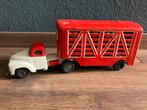 Blikken Vrachtwagen met Trailer - JAPAN, Antiek en Kunst, Ophalen of Verzenden