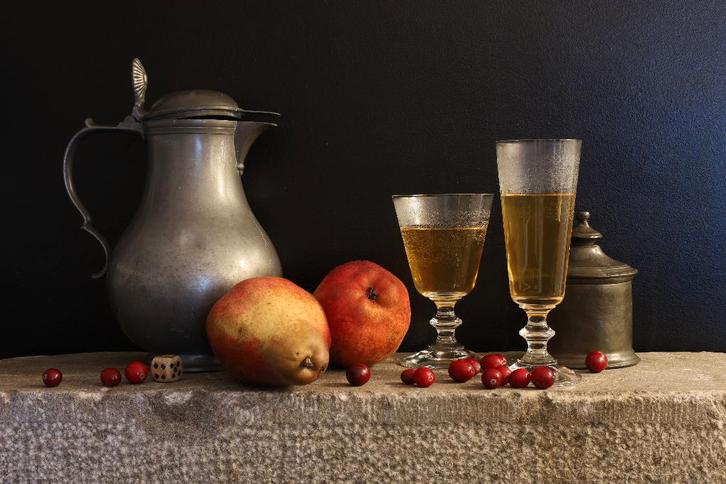 Modern klassiek stilleven 2, Antiek en Kunst, Kunst | Schilderijen | Klassiek, Ophalen