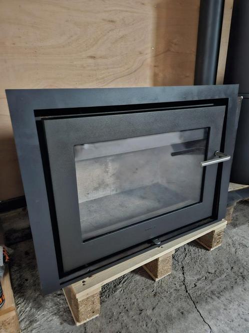 MORSO 5660 houtkachel inbouw gebruikt inzethaard haard zgan, Huis en Inrichting, Kachels, Zo goed als nieuw, Inbouw, Houtkachel