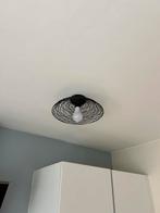 Zwarte design plafondlamp, Ophalen of Verzenden, Zo goed als nieuw, Metaal