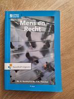 Mens en Recht (9e druk). ISBN 9789001875619, Boeken, Ophalen of Verzenden, Zo goed als nieuw, HBO