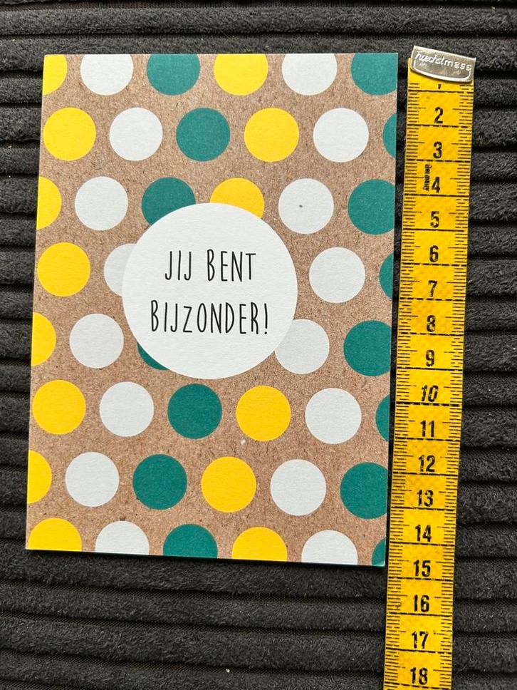 198. Kaart Tekst.Bijzonder, Verzamelen, Ansichtkaarten | Themakaarten, Ongelopen, 1980 tot heden, Ophalen of Verzenden