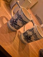 2x Heineken Blue Delft Bierpul - Vintage '80 Schip, Antiek en Kunst, Antiek | Keramiek en Aardewerk, Ophalen