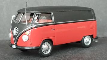 Volkswagen VW T1 kasten Red 1:43 Newray Cararama Pol beschikbaar voor biedingen