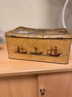Antiek blikken doos, Verzamelen, Ophalen of Verzenden, Gebruikt, Suiker
