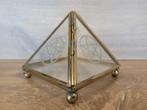 Esoterische piramide gesloten met glazen pentakels, Antiek en Kunst, Ophalen of Verzenden