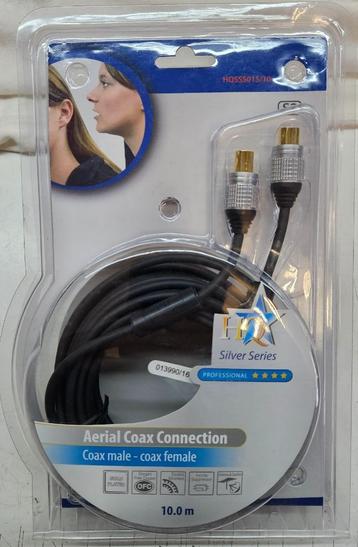coax kabel 10 met stekkers nieuw beschikbaar voor biedingen