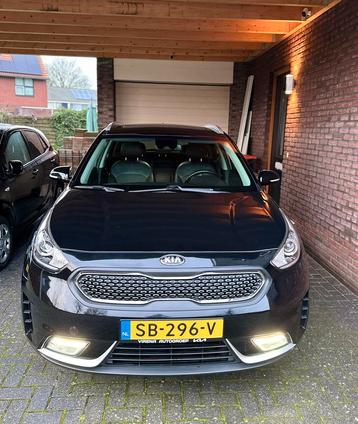 Kia Niro 1.6 GDi Hybrid DynamicPlusLine141pk Dct6 2018 Zwart beschikbaar voor biedingen