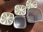 Tupperware ijsblokjesmaker + emmer / zuurpot / hamburgerpers, Ophalen, Zo goed als nieuw, Overige typen