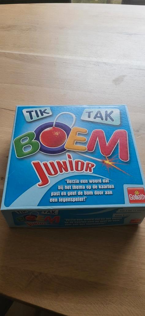 Tiktak boem junior, Hobby en Vrije tijd, Gezelschapsspellen | Kaartspellen, Ophalen of Verzenden