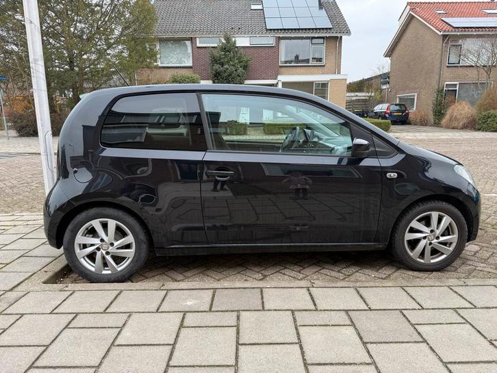 Seat Mii 1.0 55KW 2012 Zwart, Auto's, Seat, Particulier, Mii, ABS, Airbags, Airconditioning, Bluetooth, Boordcomputer, Centrale vergrendeling