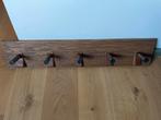 Prachtige industriële/landelijke houten kapstok DeTroubadour, Huis en Inrichting, Woonaccessoires | Kapstokken, Zo goed als nieuw
